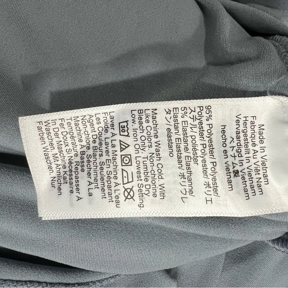 J.Crew Light Slate Ruched Sleeveless Shell - Picture 5 of 7